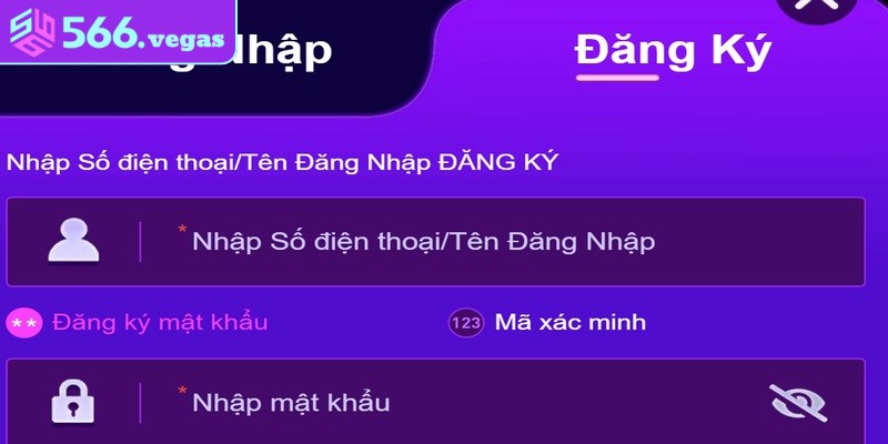Người chơi cần tạo lập cho mình tài khoản chơi game tại 566