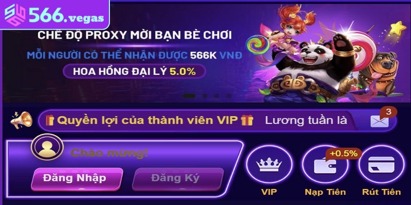 Truy cập vào website chính thức của 566 để thực hiện các bước đăng nhập